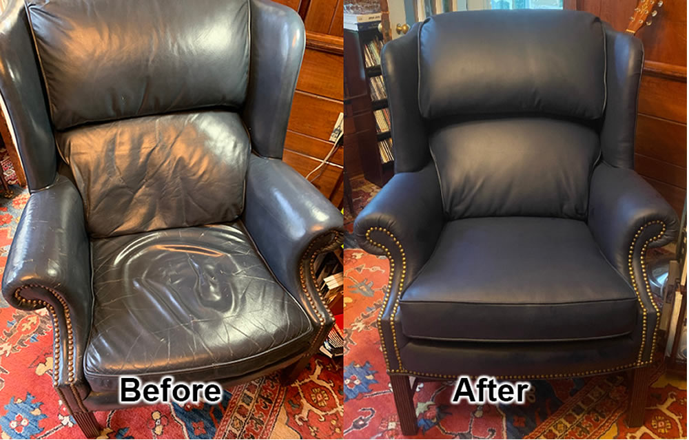 Before & After Upholstery Repair photo